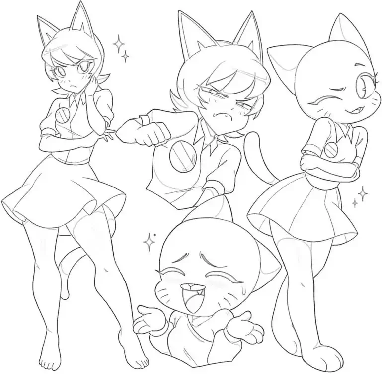Gumballの塗り絵🏐