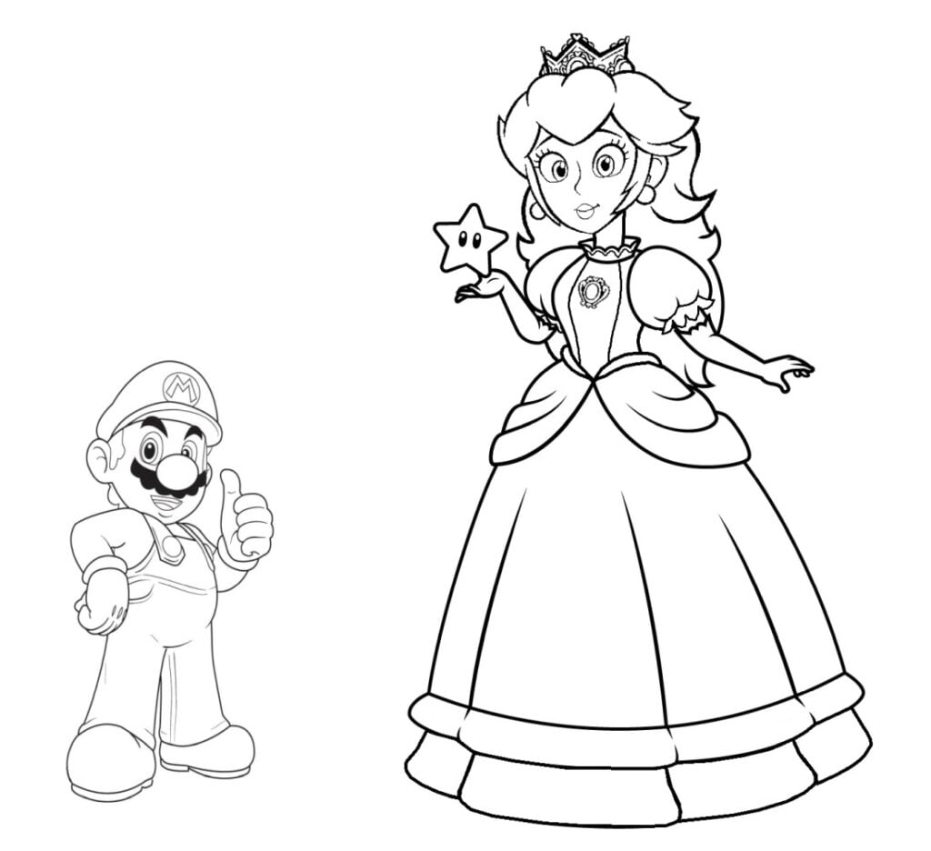 Peach Mario princesė