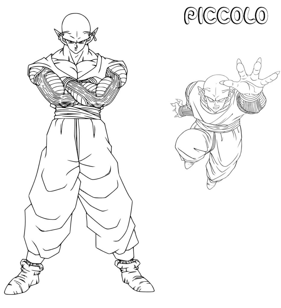 Piccolo para colorir