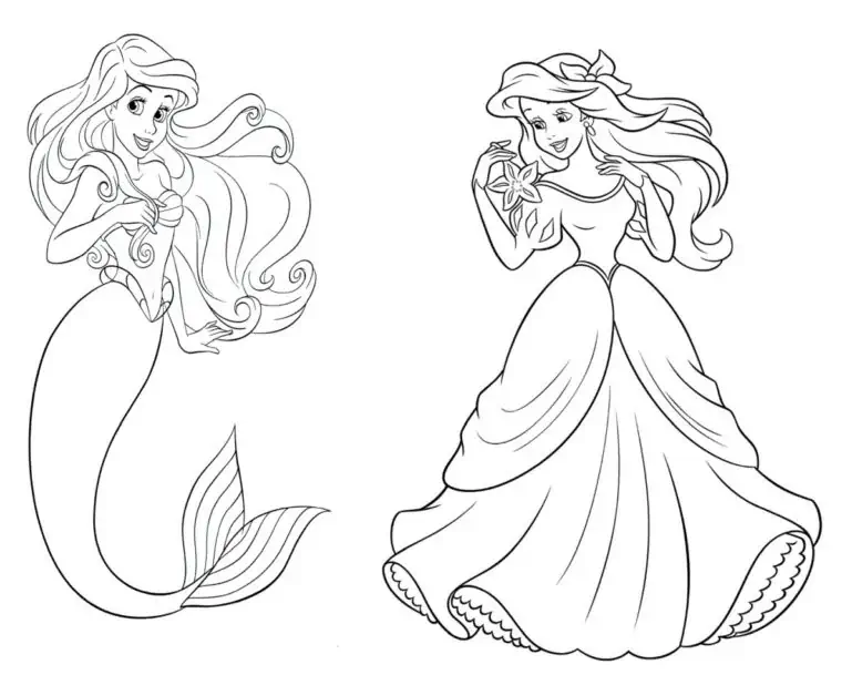 Princeza Ariel bojanka