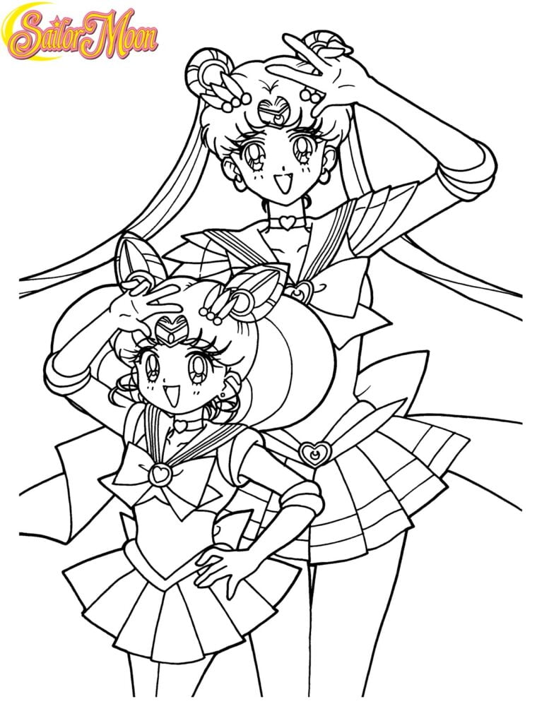 Sailor Moon spalvinimui 