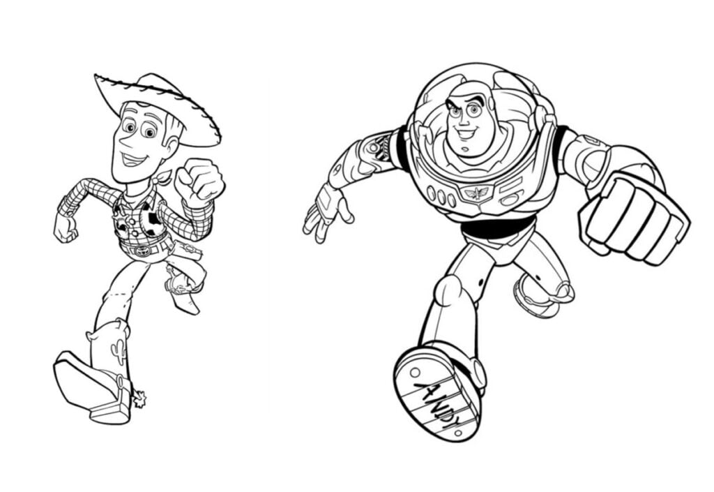 Toy Story (Toy Story) värvimiseks