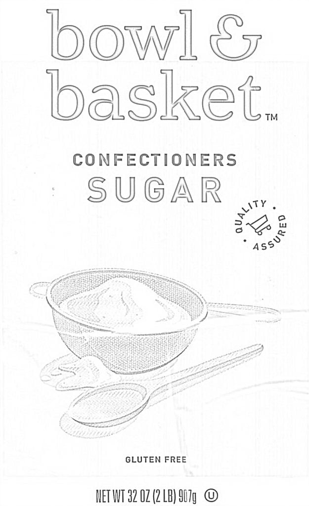 Confectioners sugar spalvinimas