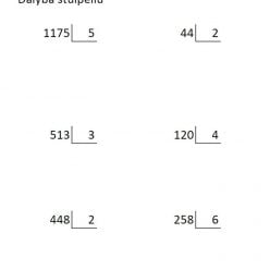 üçüncü sınıflar için matematik bölümü