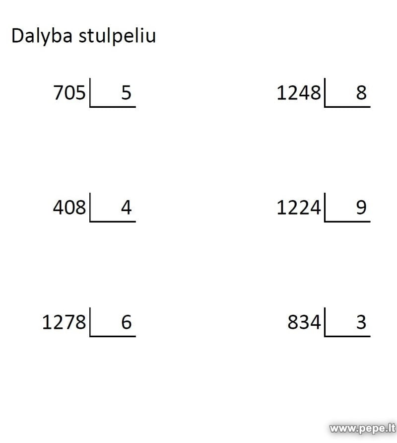 Mathe-Teilungsaufgabe für Fünftklässler.