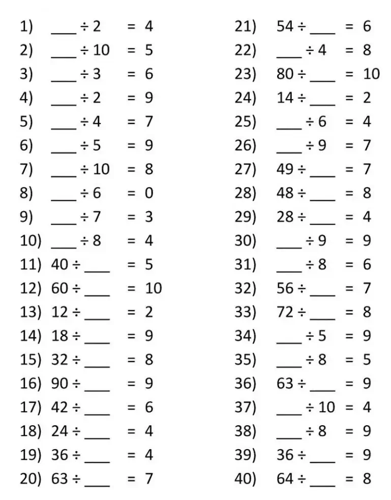 Mathematik - Zahl eingeben, Division.