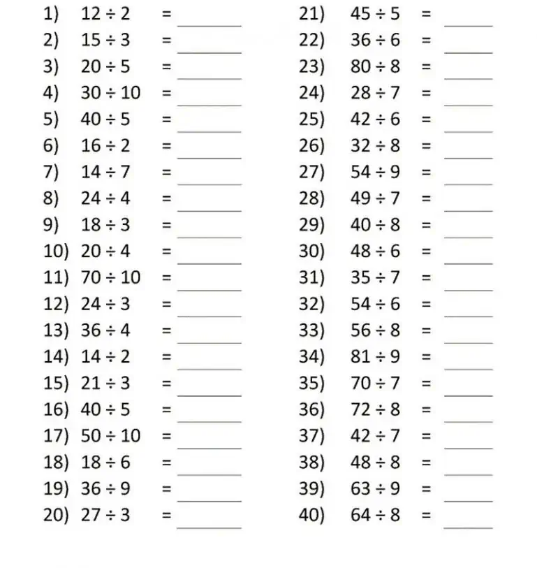 Mathe-Teilungsaufgabe.