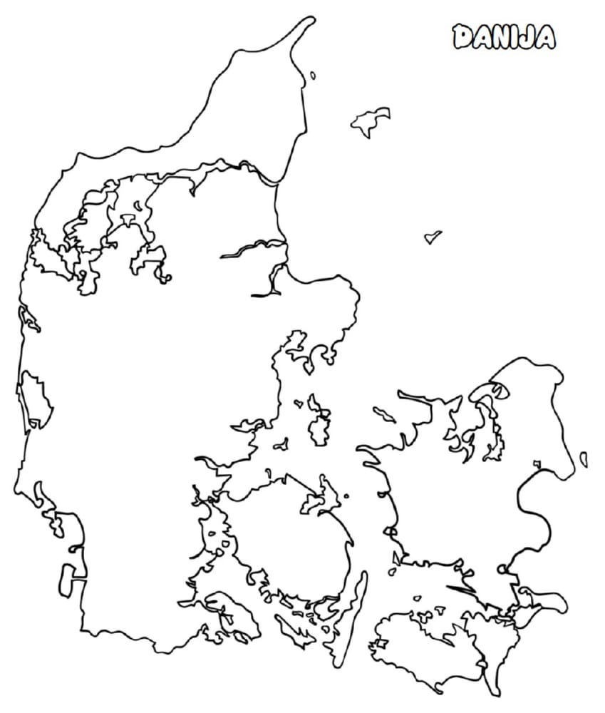 Danija Grenlandija spalvinti, danijos