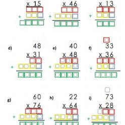 matematički zadatak množenja