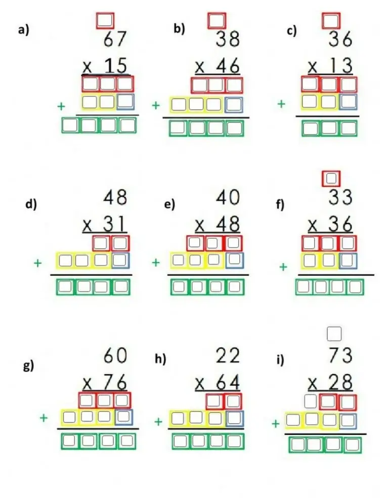 matematik çarpma problemi