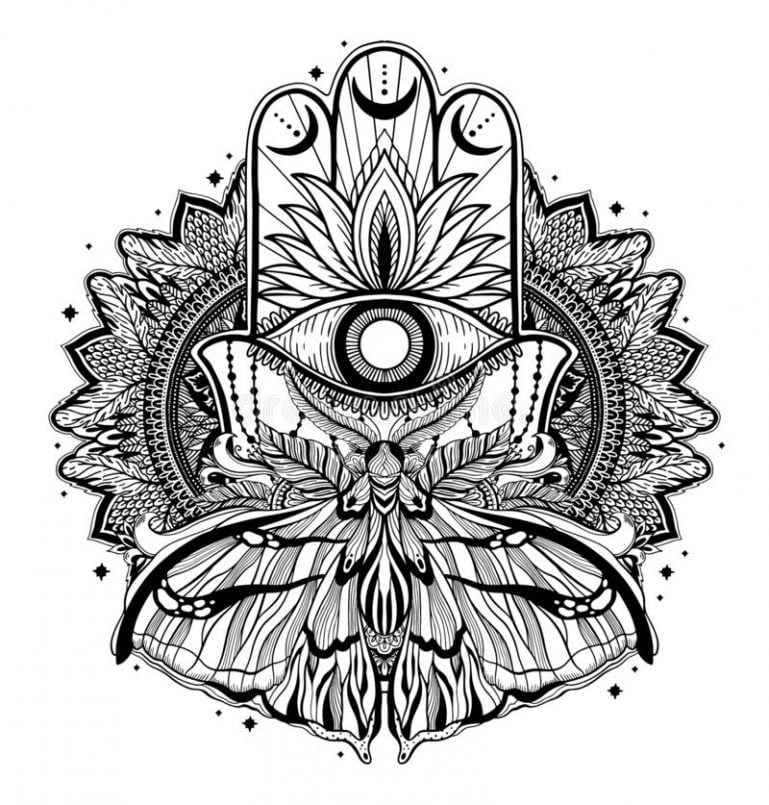 mandala farfalla
