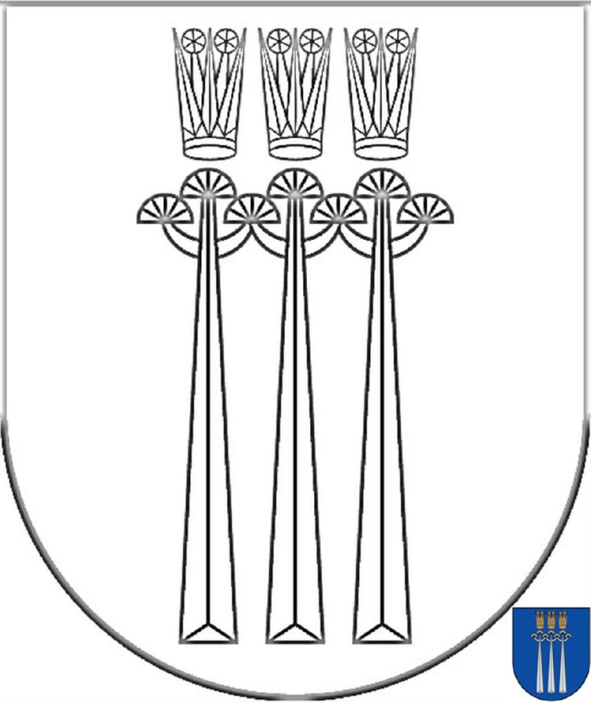 Wappen von Druskininkai Ausmalbilder