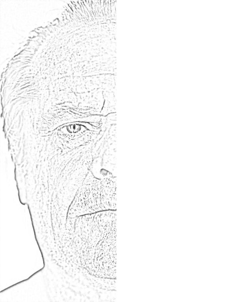 Desenhe Jack Nicholson.