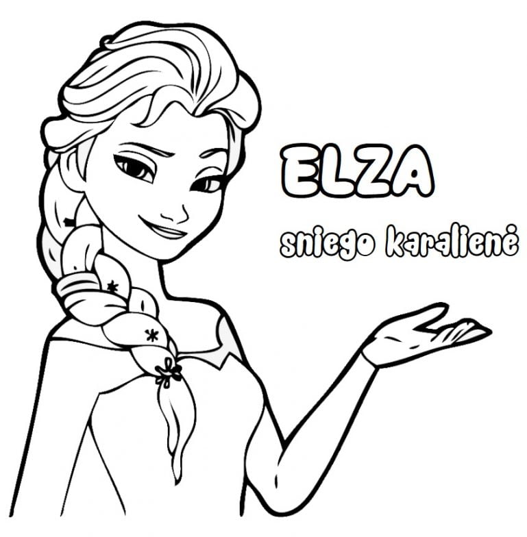 Elza krāsot