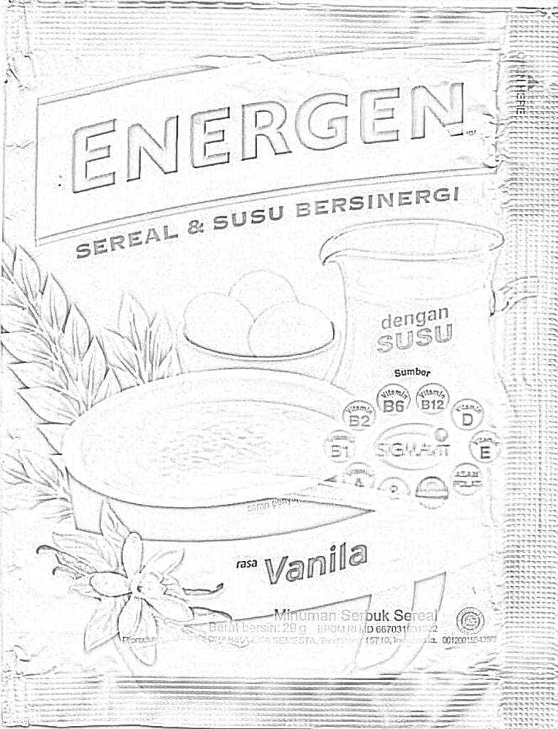 Energen pap kleurplaten