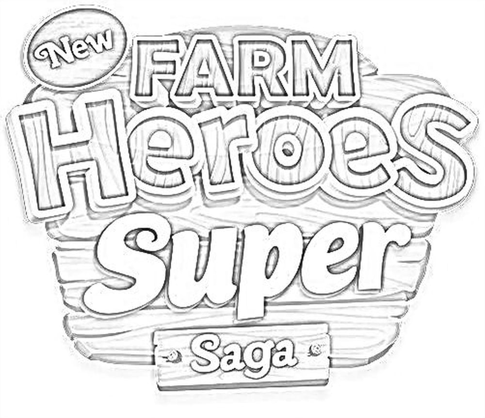 Farm Heroes Super Saga fargeleggingsbilde