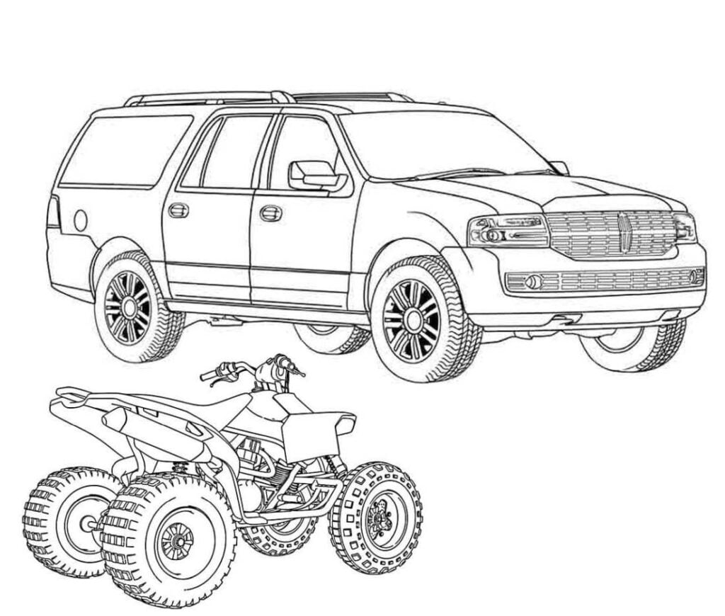 Coloriage tout-terrain 4x4