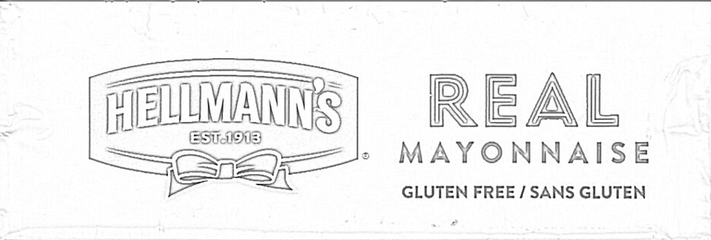 Etiqueta de mayonesa Hellmans