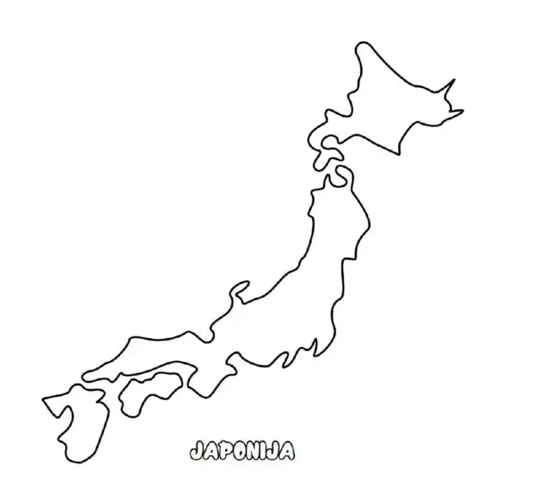 색상, 일본에 일본 지도