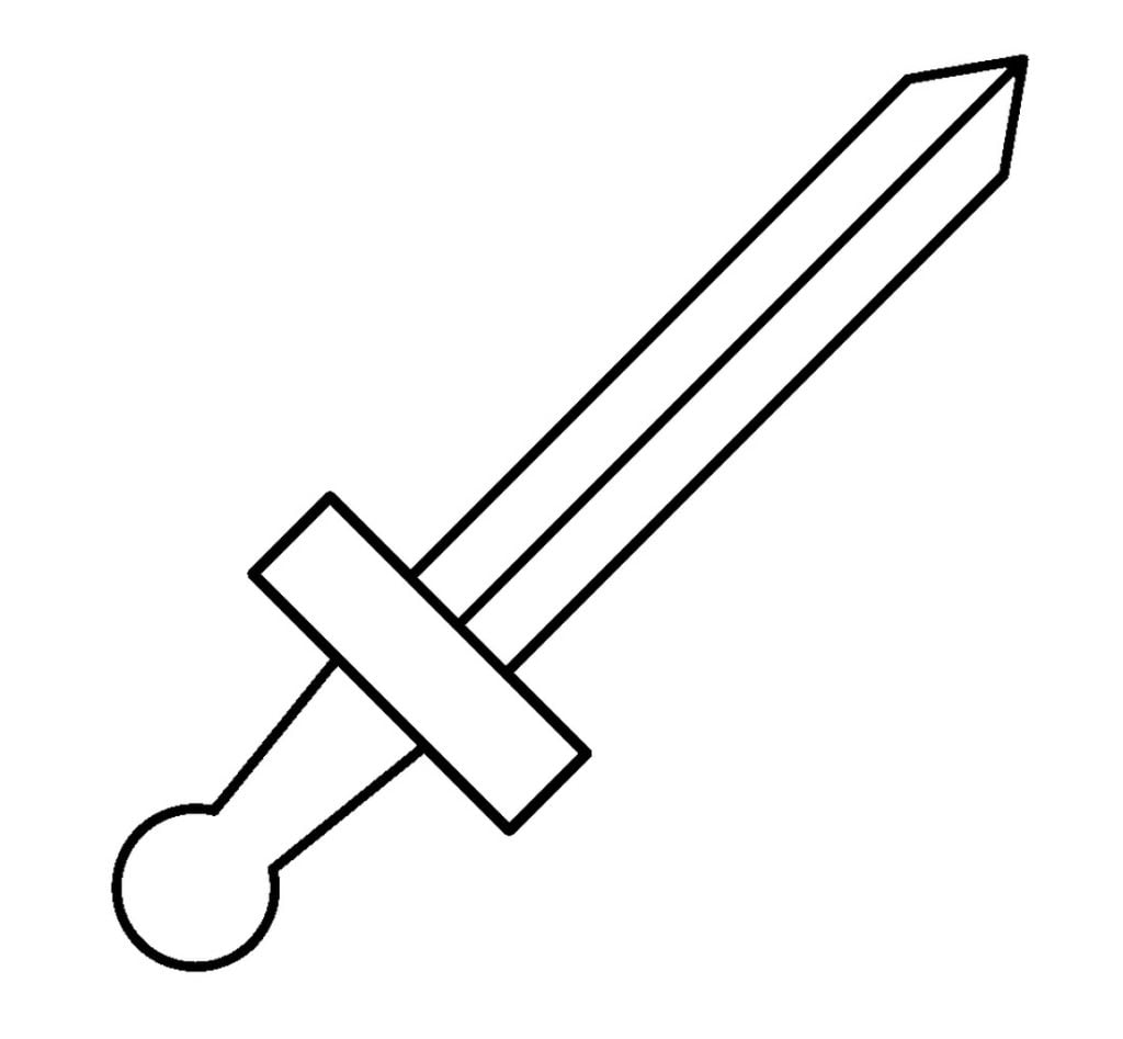 Meč omalovánky