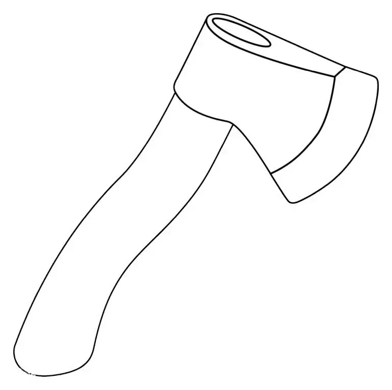 Axt Ausmalbilder