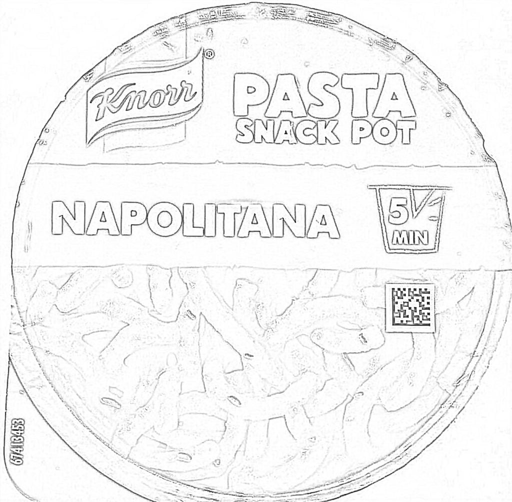 Etichetta pasta Knorr