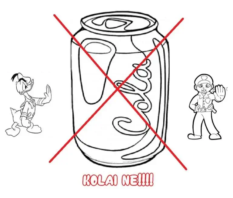 Cola EI värvita.