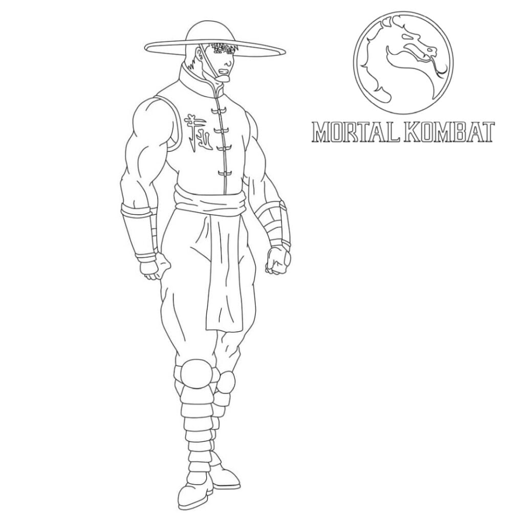 Kung Lao da colorare