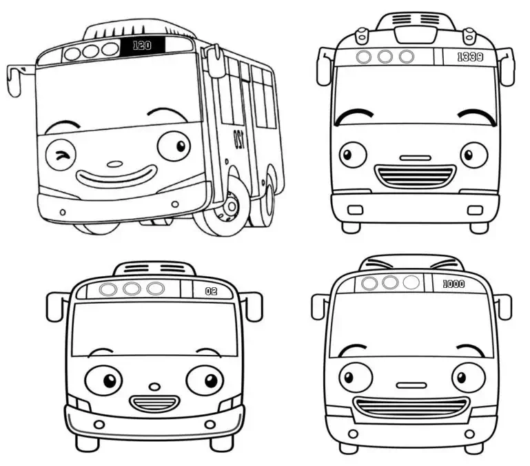 Coloriages de voitures, véhicules 🚓🚑