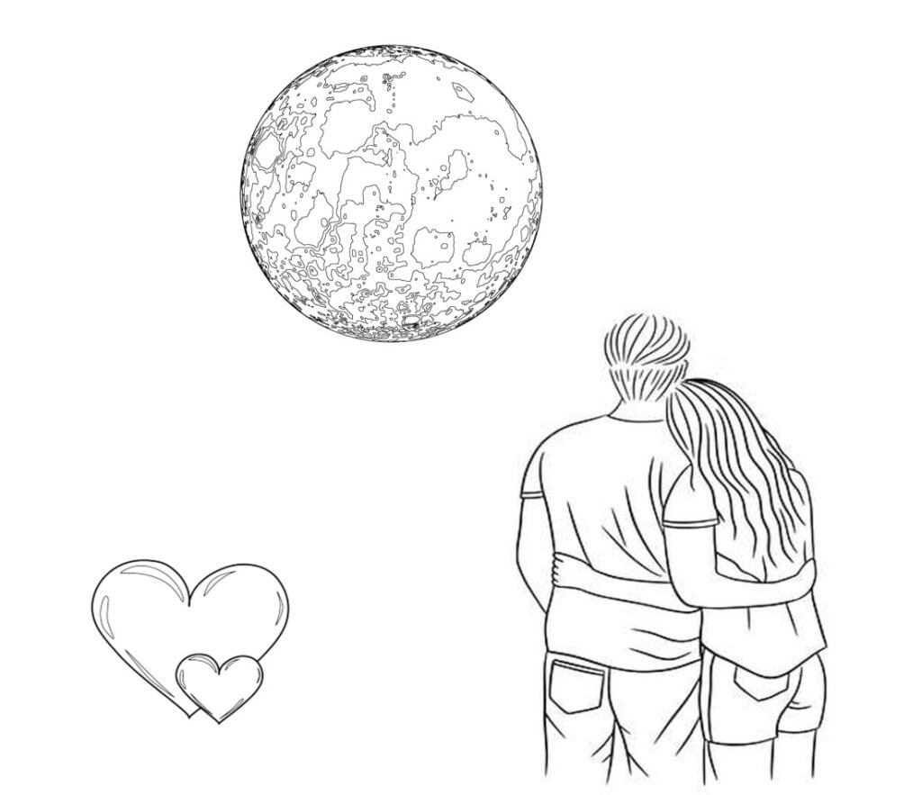 Amour à la lune
