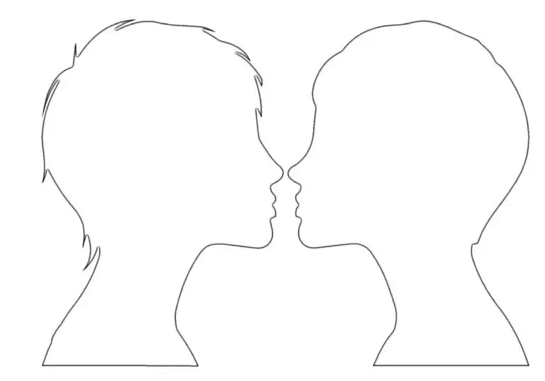 Ich liebe Silhouetten zum Zeichnen, man kann auch Augen zeichnen