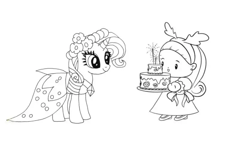 Herzlichen Glückwunsch, heute hat das Pony Geburtstag, leckerer Kuchen