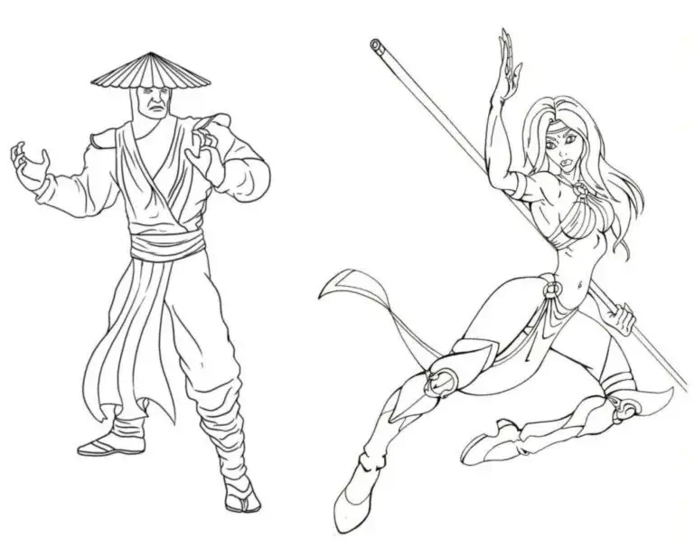 Kleur Raiden en Jade