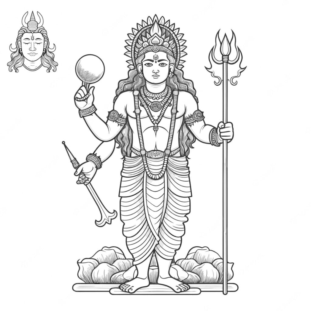 Shiva spalvinimui