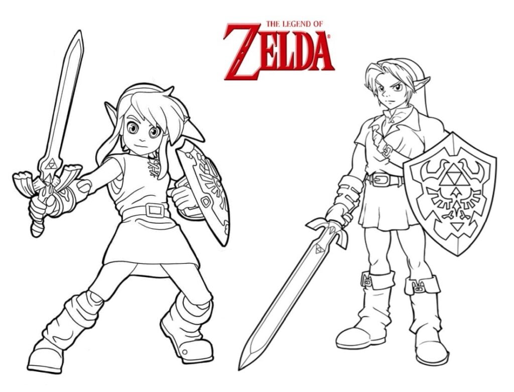 Disegni da colorare di Zelda