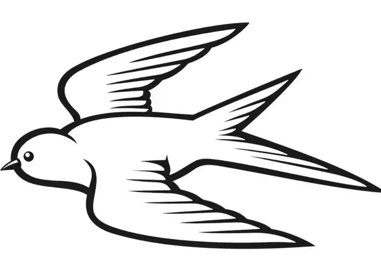 Swallow for at farve