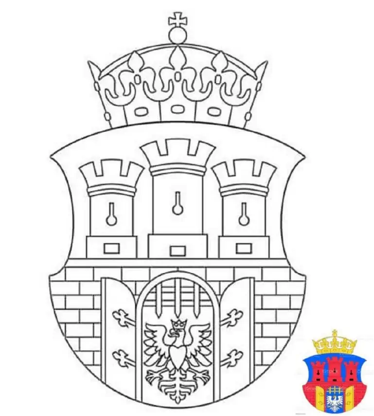 Krakov grb za crtanje