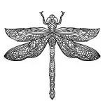 Mandala della libellula