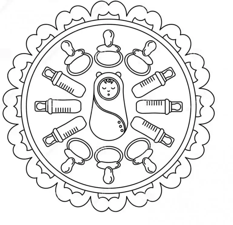 Mandala lutka za decu