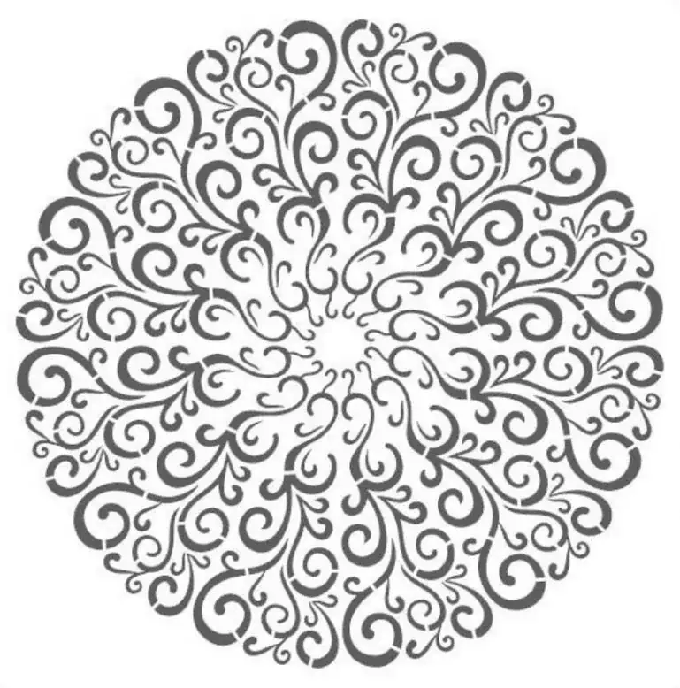 mandala 30 cm 30 cm