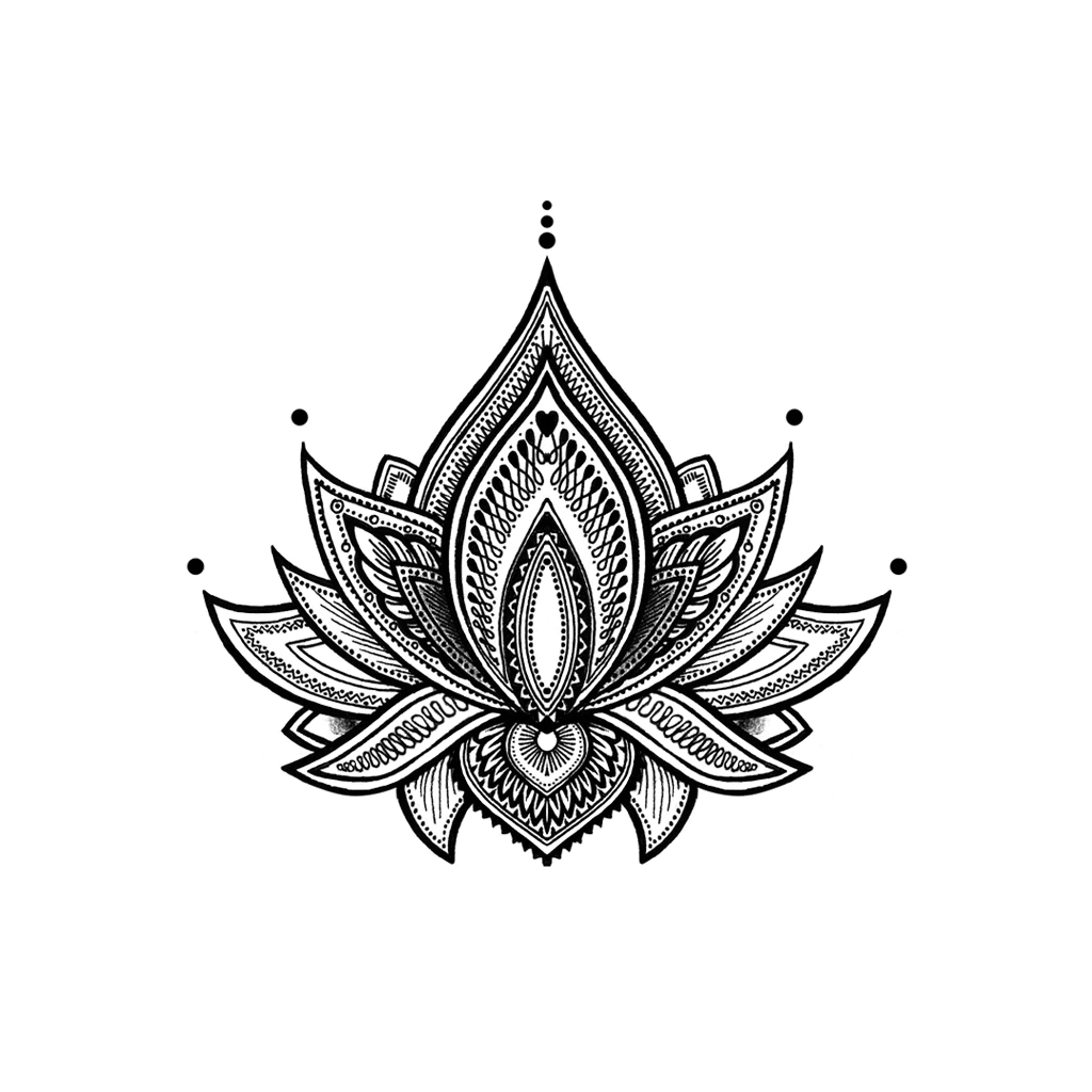 Mandala tatovering