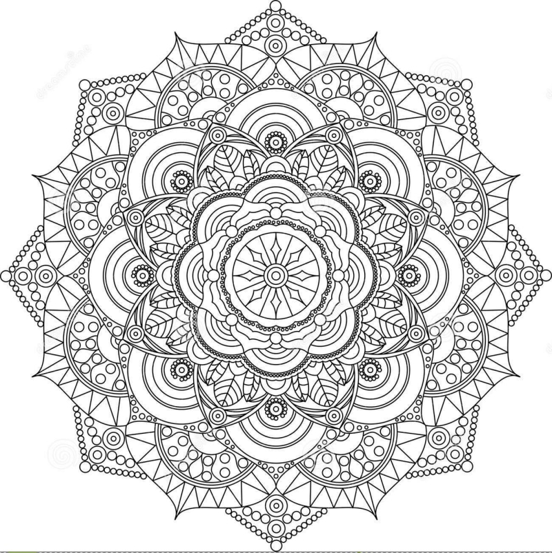 mandala tibetská, tibetská