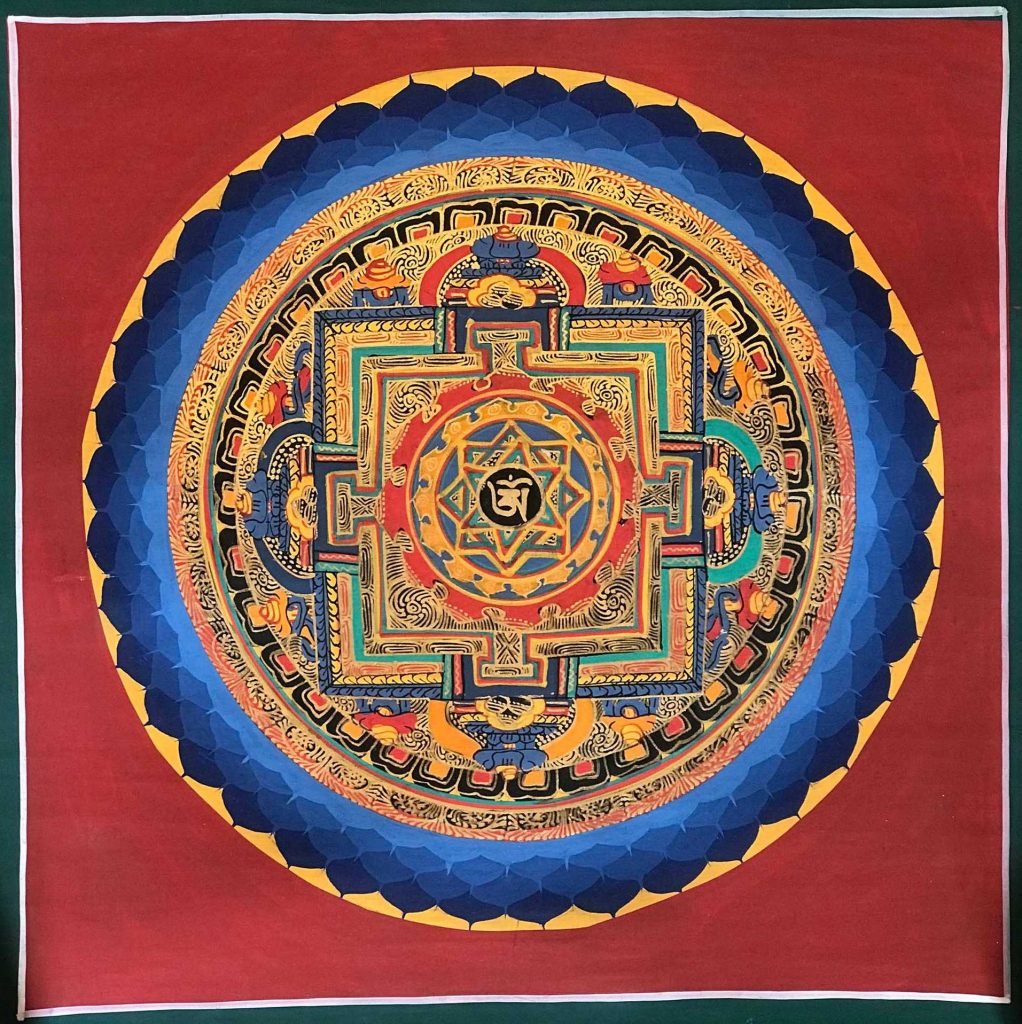 mandala tibetská, tibetská