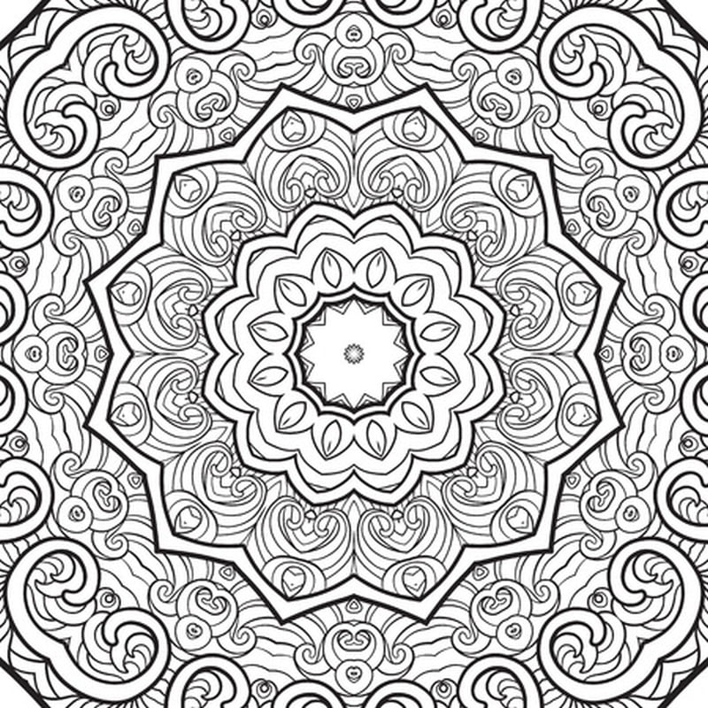 Mandala tekening