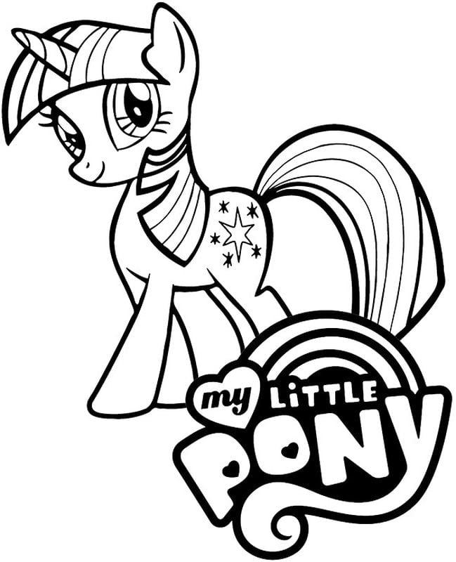 Mi pequeño pony para colorear