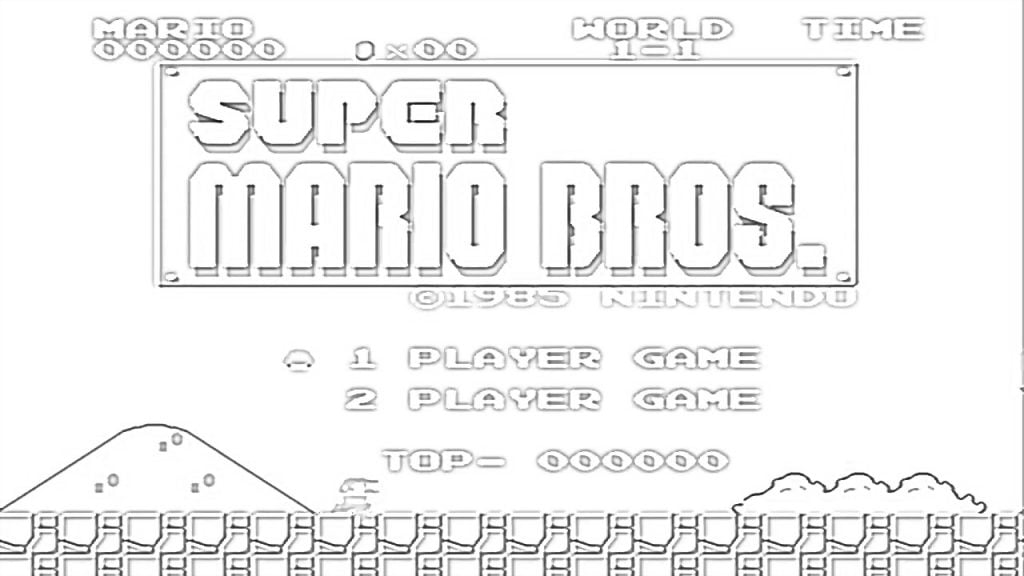 Super Mario Bros Ausmalbilder
