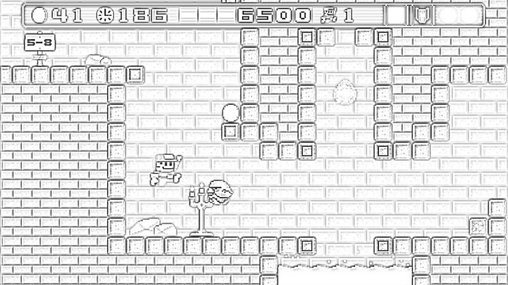 Desenho do jogo Mario