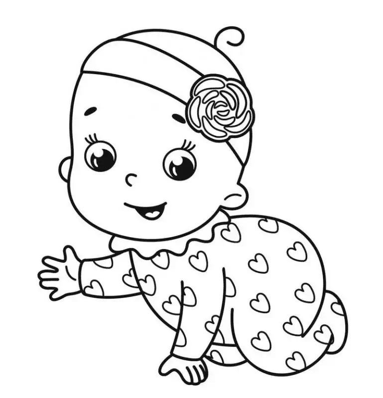 Bambino da colorare
