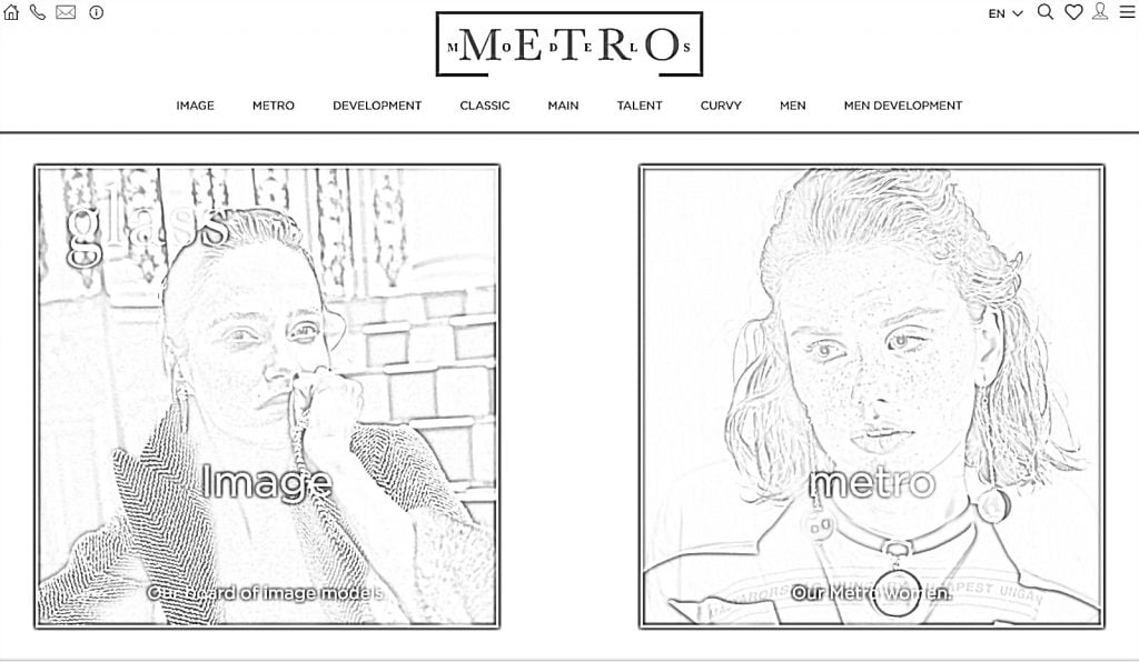 Metro Modelsin värityskuvat