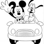 Mickey Mouse pentru a colora